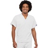 image:imageCherokee Unisex Scrub Sets VNeck Top amp Elastic Waist PantWhite