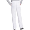 image:imageCherokee Unisex Scrub Sets VNeck Top amp Elastic Waist PantWhite