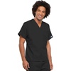 image:imageCherokee Unisex Scrubs Set for Women amp Men V Neck Top amp Cargo PantBlack