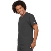 image:imageCherokee Unisex Scrubs Set for Women amp Men V Neck Top amp Cargo PantPewter
