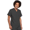 image:imageCherokee Unisex Scrubs Set for Women amp Men V Neck Top amp Cargo PantPewter