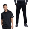 image:imageCherokee Scrub Set for Men Polo Top with Natural Rise Jogger PantBlack