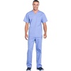 image:imageCherokee Scrub Set for Men VNeck Scrub Top amp Cargo PantCiel