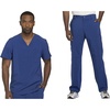 image:imageCherokee Scrub Set for Men VNeck Top with Tapered Leg PantGalaxy Blue