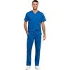 image:imageCherokee Unisex Scrub Set Tuckable VNeck Top amp Tapered PantRoyal