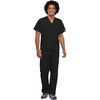image:imageCherokee Unisex Scrubs Set for Women amp Men V Neck Top amp Cargo PantBlack