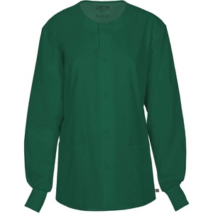 image:imageCherokee Mens Big Ww Flex with Certainty Unisex Snap Front Warmup JacketHunter