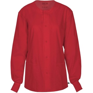 image:imageCherokee Mens Big Ww Flex with Certainty Unisex Snap Front Warmup JacketRed
