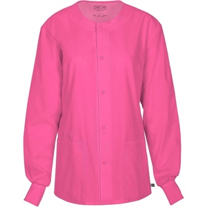 image:imageCherokee Mens Big Ww Flex with Certainty Unisex Snap Front Warmup JacketShocking Pink