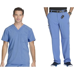image:imageCherokee Scrub Set for Men VNeck Top with Tapered Leg PantCiel