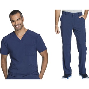 image:imageCherokee Scrub Set for Men VNeck Top with Tapered Leg PantNavy