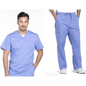 image:imageCherokee WW675 Mens V Neck Tapered Leg Front Cargo Pants Set WW675
