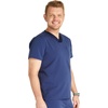 image:imageCherokee Atmos Mens Scrubs Top V Neck Classic Fit Zip Chest PocketNavy
