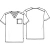 image:imageCherokee Euphoria Men Scrubs Top Tuckable VNeck CK887ANavy