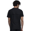 image:imageCherokee Form V Neck Mens Scrubs TopModern Fit 360 StretchBlack