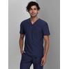 image:imageCherokee Form V Neck Mens Scrubs TopModern Fit 360 StretchNavy