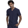 image:imageCherokee Form V Neck Mens Scrubs TopModern Fit 360 StretchNavy