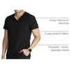 image:imageCherokee Journey Mens VNeck Scrub Top 2 Pockets Relaxed FitBlack