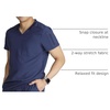 image:imageCherokee Journey Mens VNeck Scrub Top 2 Pockets Relaxed FitNavy