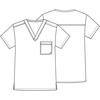image:imageCherokee Luxe Men Scrubs Top Tuckable VNeck 1929Pewter