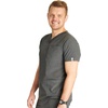 image:imageCherokee Mens VNeck Scrub Top with 4 Pockets and Back Yoke Seam CK752AHeather Pewter
