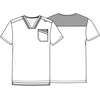 image:imageCherokee WW Revolution Scrubs For Men V Neck Top Double PocketCiel
