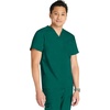 image:imageCherokee WW Revolution Scrubs For Men V Neck Top Double PocketHunter Green