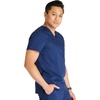 image:imageCherokee WW Revolution Scrubs For Men V Neck Top Double PocketNavy