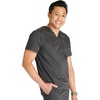 image:imageCherokee WW Revolution Scrubs For Men V Neck Top Double PocketPewter