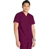 image:imageCherokee WW Revolution Scrubs For Men V Neck Top Double PocketWine