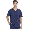image:imageCherokee Euphoria Men Scrubs Top Tuckable VNeck CK887ANavy