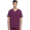 image:imageCherokee Euphoria Men Scrubs Top Tuckable VNeck CK887AWine