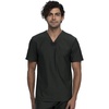 image:imageCherokee Form V Neck Mens Scrubs TopModern Fit 360 StretchOlive Branch