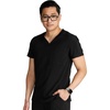 image:imageCherokee Journey Mens VNeck Scrub Top 2 Pockets Relaxed FitBlack