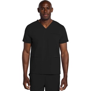 image:imageCherokee Atmos V Neck Scrubs for Men 3 Pockets Medical ShirtBlack