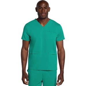 image:imageCherokee Atmos V Neck Scrubs for Men 3 Pockets Medical ShirtTeal Blue