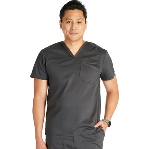 image:imageCherokee WW Revolution Scrubs For Men V Neck Top Double PocketPewter