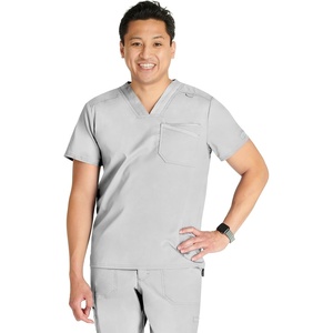 image:imageCherokee WW Revolution Scrubs For Men V Neck Top Double PocketWhite