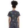 image:imageCherokee Disney Scrubs for Women VNeck Printed Scrub Top 2 PocketsFawned of You