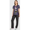 image:imageCherokee Disney Scrubs for Women VNeck Printed Scrub Top 2 PocketsFeeling Flirty