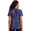 image:imageCherokee Disney Scrubs for Women VNeck Printed Scrub Top 2 PocketsHang With the Stars