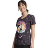image:imageCherokee Disney Scrubs for Women VNeck Printed Scrub Top 2 PocketsMy Bright Future