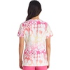 image:imageCherokee Disney Scrubs for Women VNeck Printed Scrub Top 2 PocketsOh My