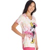image:imageCherokee Disney Scrubs for Women VNeck Printed Scrub Top 2 PocketsOh My