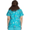 image:imageCherokee Disney Scrubs for Women VNeck Printed Scrub Top 2 PocketsStorybook Meadow