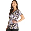 image:imageCherokee Disney Scrubs for Women VNeck Printed Scrub Top 2 PocketsWoodstock Spirit