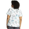 image:imageTooniforms Nurse Gifts Women Scrubs Top VNeck Print TF761Lotus Garden