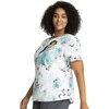 image:imageTooniforms Nurse Gifts Women Scrubs Top VNeck Print TF761Lotus Garden