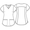 image:imageTooniforms Nurse Gifts Women Scrubs Top VNeck Print TF761Remember