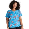 image:imageTooniforms Nurse Gifts Women Scrubs Top Rounded VNeck TF786Symbol of Hope
